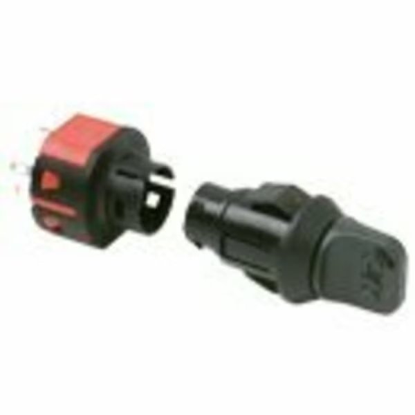 Keylock Switch, 2 Positions, Spdt, Latched, 4A, 28Vdc, Solder Terminal, Keylock Actuator, Panel, C&K Components, Mfr#: PF011UEBM03KQ22